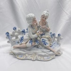 VTG  KPM Porcelain courting scene figurine